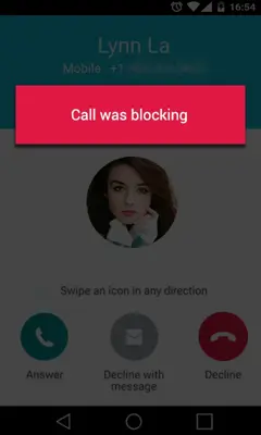 Call and sms blocker android App screenshot 0